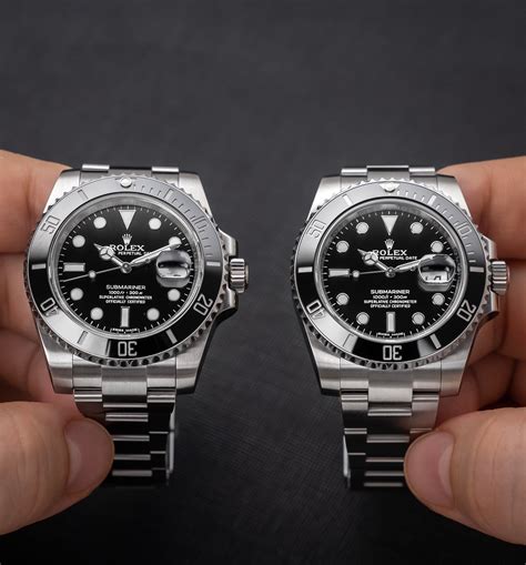 real vs fake rolex sub